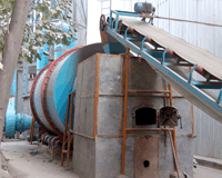 湖南邵阳Φ2.0×6沙子烘干机生产现场